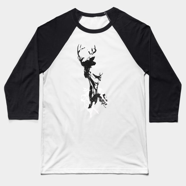 Last Time I Was A Deer Baseball T-Shirt by astronaut